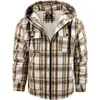 giacca camicia di flanella da uomo giacca scozzese foderata in lana maglione con zip intera giacca invernale giacca invernale giacca invernale da uomo 5CTR3