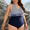 Costumi da bagno da donna Sexy di grandi dimensioni Chiuso 2024 Push Up Body da donna Plus Costume da bagno intero Beachwear Costume da bagno femminile Piscina