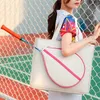 Outdoor Bags PinkWhite Color Tennis Badminton Racquet Shoulder Bag For Women Large Sport Waterproof Tote Handbag Racket Gym 231128