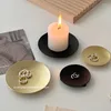 Świecane uchwyty małe stoliki metalowy Tealight Nordic Style okrągły Kerzenhalter Home Decoration Akcesoria