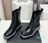 Toe Plaid Upper Formal Casual Banquet Work Rain Boots Snow Boots Size
