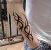 Tatueringar färgade ritning klistermärken vattentät tillfällig tatuering klistermärke eld flamma totem draken hök henna tato klistermärken flash tatoo falska tatueringar för kvinnor män 7l231