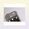 S925 SREBROWY SREBRY 2 KARATY DUMOND Pierścień dla mężczyzn Silver Silver 925 Diamond Bague Diamant Anillos Mujer Pierścienie Y16130036