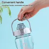 Vattenflaskor Summer Läcksäker stor kapacitet Fitness Sports Vattenflaska Drinking Cup Drinking Bottle Outdoor Kettle 230428