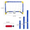 Other Sporting Goods 1 Set Indoor Mini Folding Soccer Goal Post Net Set Pump Home Game Football Goal Post Frame Kit Child Game Toys 231127