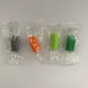 510 Silicone Rubber Disposable Drip Tips Mouthpiece Colorful Silicone testing caps Tester with individual package for kit ZZ