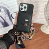 Women Crossbody Bag Designer Case Telefon dla iPhone 15 Pro Max Case Apple iPhone 14 Pro Max 13 12 11 15 Plus uchwyty na karty skrzynki portfel torebki mobilne szaliki