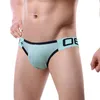 Mutande Intimo da uomo Uomo Vita bassa Perizoma in cotone Gratuito Pouch Back Vuoto Pantaloni a T Doppio Per Ragazzi Ropa Interior Hombre