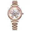 Orologi da polso 2023 Orologio da donna di lusso Cacaxi Marca Quadrante a forma di cuore Diamante Moda Orologi al quarzo dorato Bracciale da donna di alta qualità Reloj