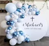 Macaron Balloons Garland Arch Party White Blue Ballons Wedding Birthday Festival Decoration Event Balloon Set 2204283652999