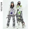 Altri articoli sportivi Tute da sci VECTOR Uomo Donna Giacca da sci Pantaloni da sci Inverno caldo antivento Impermeabile Sport all'aria aperta Snowboard Cappotto da sci Pantaloni 231127