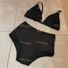 Traje de baño de playa clásico con cuello en V, sujetador push-up, bragas triangulares, Bikini con tirantes, traje de baño para vacaciones en la playa de verano