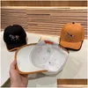 Boll Caps Baseball Cap Designers Hats Luxurys Letter Sportstil Travel Running Wear Hat Djur Temperament Versatile Bag and Box Dhalz