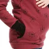 Maternity Tops Tees Maternity Winter Hoodies Clothes With Scarf Hooded Breastfeeding Sweater Premaman Pullover Sweat Shirt Pregnant Woman Jackets UpL231128