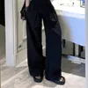 Dwuczęściowe spodnie dla kobiet wysokiej klasy temperament szary garnitur bez regularnego kamizelki nieregularne kamizelki wysokiej tali