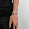 16/18/20/22/24 Zoll 12 mm 925 Sterling Silber Moissanit Kubanische Kette Halskette Armband für Frauen/Männer Schönes Geschenk