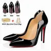 2024 Red Sole Heels Designers Womens High Heel Luxurys Platform Peep-toes Sandals Sexy Pointed Toe Red Sole 8cm 10cm 12cm Sneakers With Box