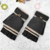 Cycling Gloves Winter Knitted Flip For Men And Women Adult Style Reverse Cover Warm Student Wool Korean Fashion