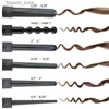 Fers à friser professionnels 9-32 mm 6 en 1 fer à friser bigoudi 0,35 à 1,25 pouces outils de coiffure en céramique salon de coiffure échangeable 20 # 824 Q231128