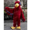 Neuestes Roter Adler-Maskottchen-Kostüm, Karneval, Unisex, Outfit, Weihnachten, Geburtstag, Party, Outdoor-Festival, Anzieh-Werbe-Requisiten für Damen und Herren