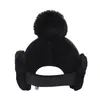 Chapeaux d'extérieur Chapeau de golf Femmes Hiver Chaud Mode Canard Langue Détachable En Peluche Balle Oreille Protecteur Polyvalent Sports 231128