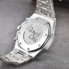 Volledig functioneel saffier herenhorloge AP Zes naalden Heren quartzhorloge Roestvrij stalen kalender Automatisch ontwerperuurwerk Multifunctionele chronograaf herenhorloges