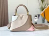 Luxury Designer Handbag Fashion Shopper Ladies Crossbody Leather Shoulder Tote Capucines BB Fashion Dot Clash tote bag Crossbody Bag