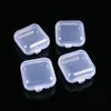 35x35x17mm Mini Clear Plastic Small Box Jewelry Earplugs Storage Box Case Container Bead Makeup Transparent Organizer Gift boxes Ewurs