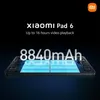 Version globale Xiaomi Pad 6 8 Go 256 Go Snapdragon 870 Tablette 33W Charge rapide 13MP Camera 8840mAh 144Hz 11 "WQHD + Care Eye Care Affichage