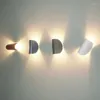 Lampade da parete a risparmio energetico: lampada moderna a LED, luce rotante nordica, personalità creativa, camera da letto, comodino, soggiorno, arredamento