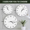 Wall Clocks Beach Coconut Tree Sea Scenery Clock Home Decor Bedroom Silent Oclock Watch Digital For Kids Rooms