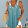 Kvinnors blusar Kvinnor Summer Top Sleeveless Thin Sports Plus Size Ladies Vest Lady Garment