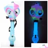 Smoking Pipes Gas Mask Bong Both Glow In The Dark Water Shisha Acrylic Pipe Sille Hookah Tobacco Tubes Wholesale Drop Delivery Home Dhmwe