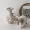 Wazony ceramiczne retro wazon homestay netto czerwona miękka dekoracja domowa kreatywność rękodzieła nowoczesne