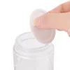 Frosted Clear Glass Jar Cream Bottle Tomkosmetisk behållare med rosguldlock 5G 10G 15G 20G 30G 50G 100G PACKING BOLDLES QBCCG