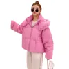 Trenchs de femmes 2023 automne et hiver version coréenne légère mince pain en coton veste épaissie lâche petit manteau court