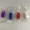 510 Silicone Rubber Disposable Drip Tips Mouthpiece Colorful Silicone testing caps Tester with individual package for kit ZZ