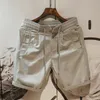 Heren shorts White Shorts Men Men Zomer Casual shorts Elastische taille Lichtgewicht Breath Cool Bermudas Male Streetwear Koreaanse mode shorts 230428