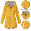 Damen Trenchcoats 2023 Damen Mantel Wasserdichter Übergang Outdoor Wanderbekleidung Leichter Regenmantel