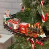 クリスマスおもちゃのクリスマス電車のおもちゃクリスマスツリートラックカークリスマス装飾列車クリスマスギフトサーキュラートレインカルーセル231128