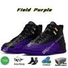 12 basketbalschoenen voor mannen vrouwen 12s Cherry Field Purple Stealth Floral Playoffs Reverse Flu Game Hyper Royal Taxi Gamma Blue 11 11s Mens Trainers Sports sneakers