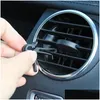 Auto Organizer Aufbewahrungstasche Air Vent Armaturenbrett Ordentlich Hängende Lederbox Brillen Telefonhalter Zubehör Drop Lieferung Automobile Motor Dhvvx