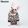 Kurtki Leopard Print Winter Warm Pet Dog Ubrania na małe psy francuskie buldog kurtka Yorkie Teddy strój Chihuahua Coat Costum