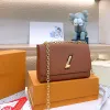 Top Borse Borse Luxuries Designer Women Borsa Custom Brand Borse Women's Leather Gold Chain Goldbody Clutch Dimensioni 23x16 Piegatura pieghevole confezione da regalo regalo