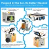 Blocks 12 in 1 Science Experiment Solar Robot Toy DIY Building Powered Learning Tool Education Robots Technological Gadgets Kit for Kid 231127