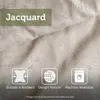 Zestawy pościeli MIRAGE 6 -częściowe Jacquard Quild Coverlet Zestaw brązowy złoty łóżka na łóżku Pełne łóżka typu queen -sedspreads na okładkę podwójnie 231128