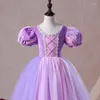 Flickaklänningar aftonklänningsapplikationer o-hals Korta ärmar Lyxiga golvlång dragkedja Back Pleat Ball Gown Party Flower B1712