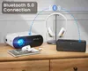 Проекторы Проекторы K5 Wi-Fi Bluetooth Мини-портативный проектор 4k Full HD видеопроектор 1080P Зеркальное отображение проектор для домашнего театра Q231128