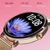 Relógios femininos Moda Smartwatch Mulheres DT S Bluetooth Chamada Sono Freqüência Cardíaca Monitoramento de Temperatura Menstrual 1,3 Polegadas AMOLED Fitness Tracker 231128