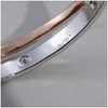 Bracciale di design Bracciale di gioielli firmati 2024New Love Bracciale a doppia catena Acciaio inossidabile di alta qualità in oro 18 carati per uomini e donne Regalo di Natale Capodanno